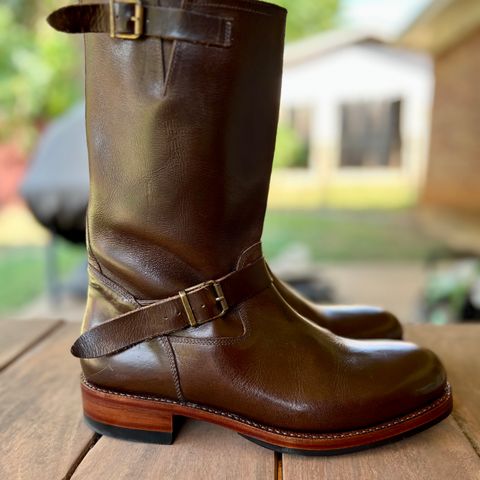 BLKBRD Engineer (prototype) in Horween Olive Chromexcel