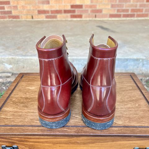 View photo of Sagara Cordmaster in Rocado Burgundy Shell Cordovan