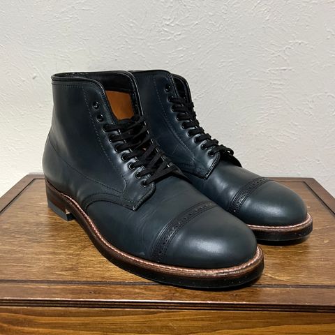 Alden Jumper Boot in Horween Navy Chromexcel