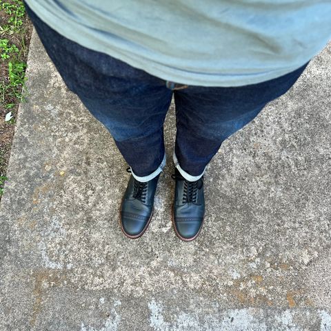 Alden Jumper Boot in Horween Navy Chromexcel