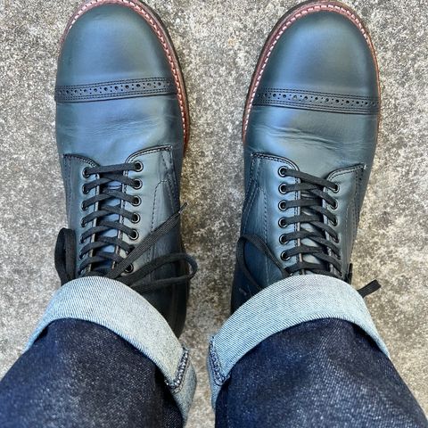 Alden Jumper Boot in Horween Navy Chromexcel