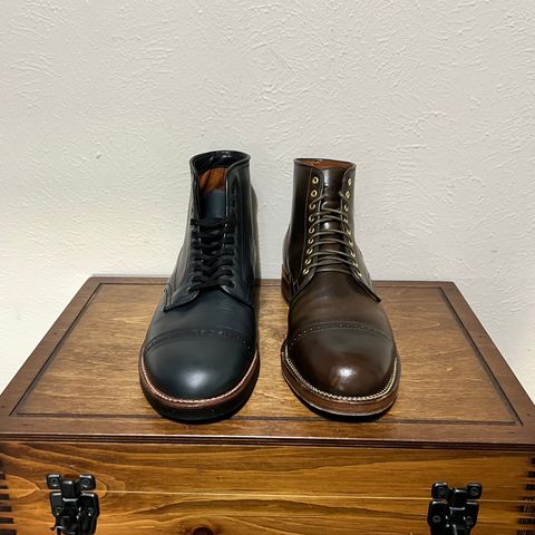 Alden Jumper Boot in Horween Navy Chromexcel