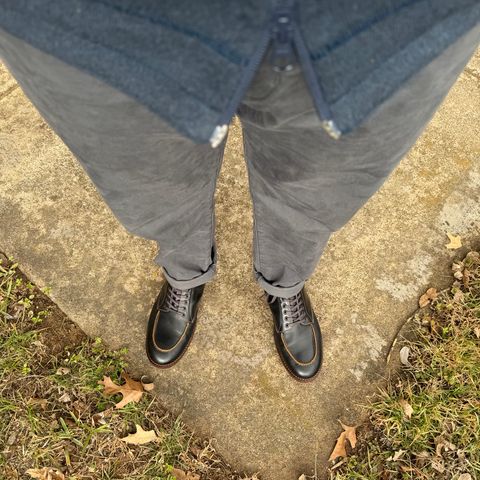 The 2 Monkeys Sportif Boots in Teacore Black Calf