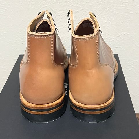 View photo of Viberg Service Boot in Horween Natural Shell Cordovan