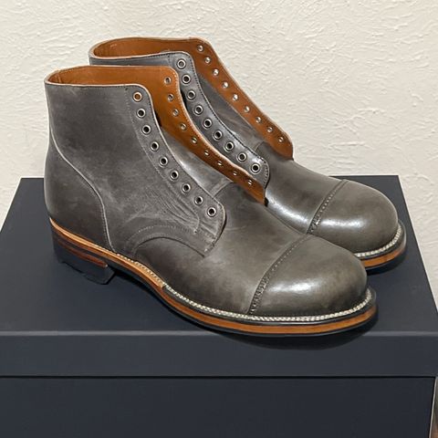 Viberg Service Boot DCT in Maryam Asfalto Lucida Horsebutt