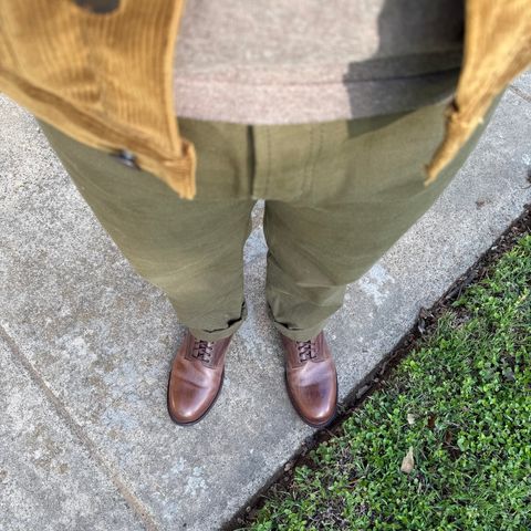 Viberg Navvy in Horween Walnut Cypress
