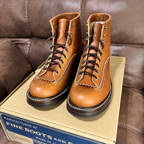 John Lofgren Donkey Puncher Boots in Badalassi Carlo Cognac Minerva