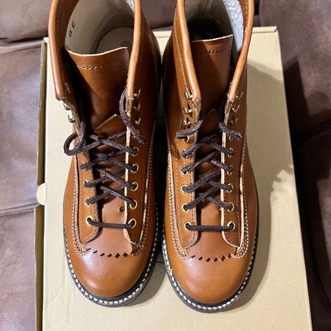 John Lofgren Donkey Puncher Boots in Badalassi Carlo Cognac Minerva