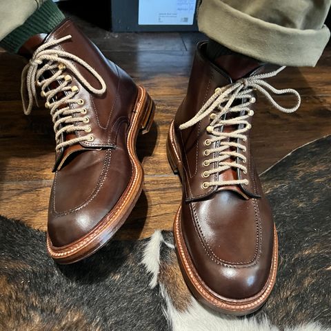 Search result thumbnail of Alden Stitchdown ‘Otis’ Indy in Brown Calfskin