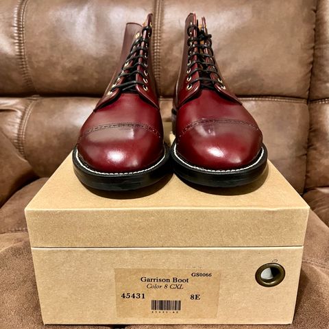 Grant Stone Garrison Boot in Horween Color 8 Chromexcel