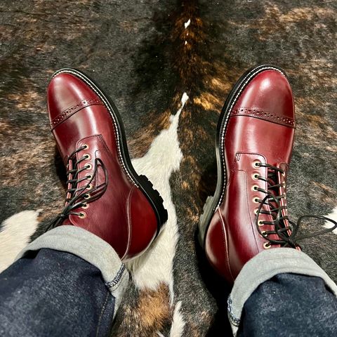 Grant Stone Garrison Boot in Horween Color 8 Chromexcel