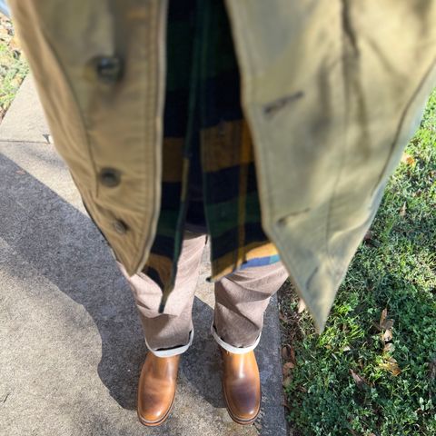 Viberg Engineer in Horween Natural Cypress