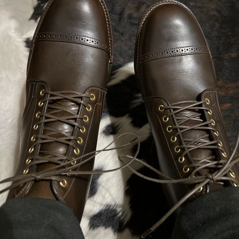 View photo of Viberg Service Boot BCT in Gallun Caper Viking Calf