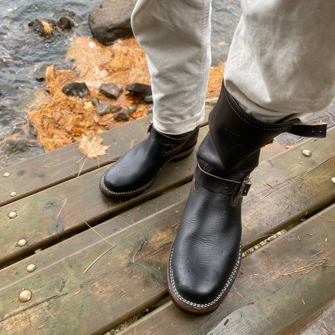 Wesco Mister Lou in Horween Black Chromexcel Horsehide