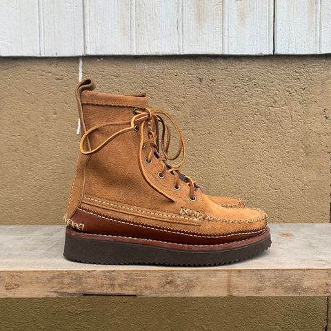 Yuketen Maine Guide DB Boots in Horween Full Grain Flesh-Out