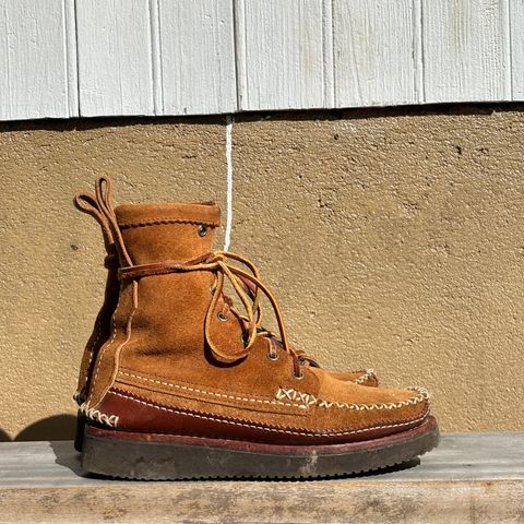 Yuketen Maine Guide DB Boots in Horween Full Grain Flesh-Out