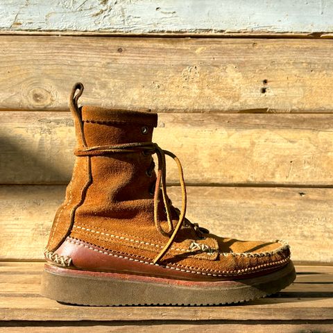 Yuketen Maine Guide DB Boots in Horween Full Grain Flesh-Out
