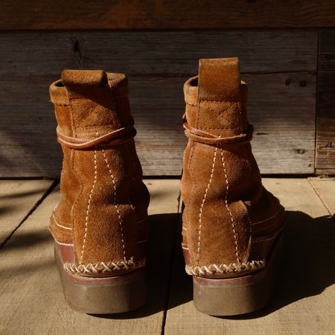 Yuketen Maine Guide DB Boots in Horween Full Grain Flesh-Out