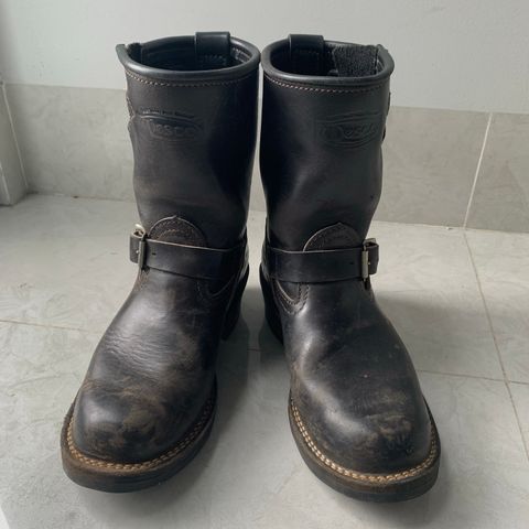 Wesco Boss Engineer Boot in Unlisted Leather