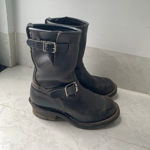 Wesco Boss Engineer Boot in Unlisted Leather