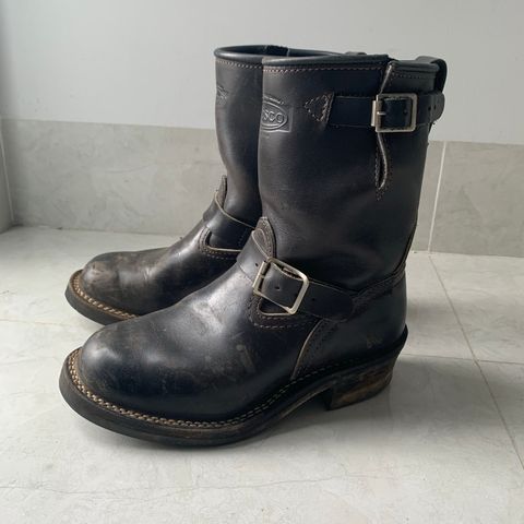 Wesco Boss Engineer Boot in Unlisted Leather
