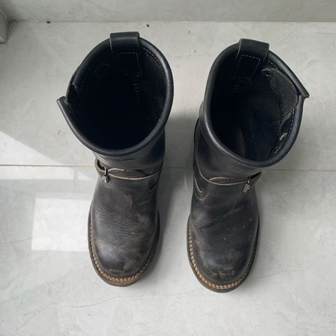Wesco Boss Engineer Boot in Unlisted Leather