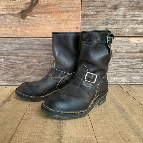 Wesco Boss Engineer Boot in Unlisted Leather