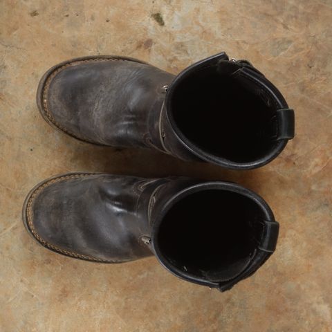 Wesco Boss Engineer Boot in Unlisted Leather