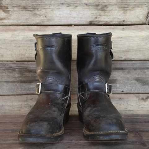 Wesco Boss Engineer Boot in Unlisted Leather