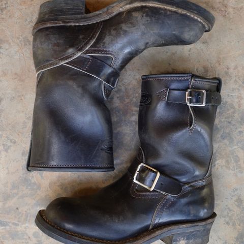 Wesco Boss Engineer Boot in Unlisted Leather