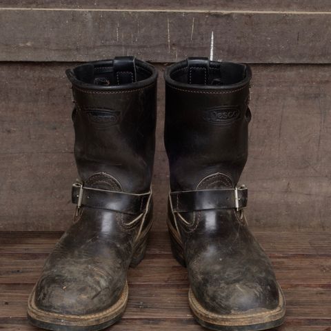 Wesco Boss Engineer Boot in Unlisted Leather