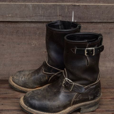 Wesco Boss Engineer Boot in Unlisted Leather
