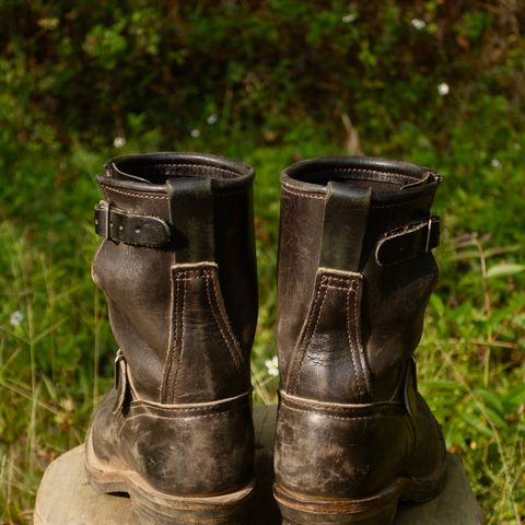Wesco Boss Engineer Boot in Unlisted Leather