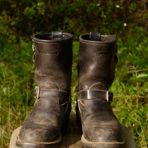 Wesco Boss Engineer Boot in Unlisted Leather