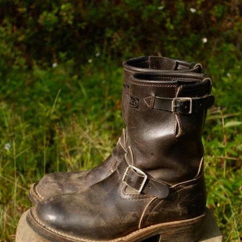 Wesco Boss Engineer Boot in Unlisted Leather