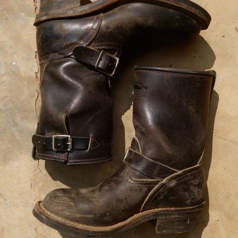 Wesco Boss Engineer Boot in Unlisted Leather
