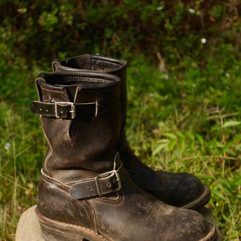 Wesco Boss Engineer Boot in Unlisted Leather
