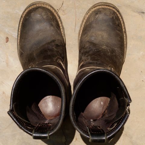 Wesco Boss Engineer Boot in Unlisted Leather