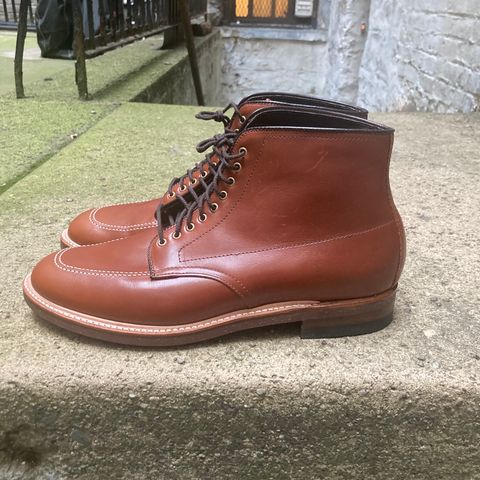 View photo of Alden Indy Boot in Brown Atlantic Club Calf