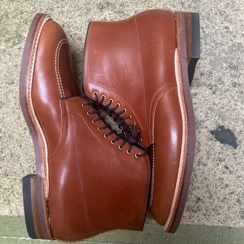 View photo of Alden Indy Boot in Brown Atlantic Club Calf