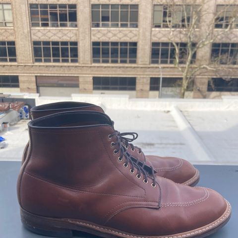 View photo of Alden Indy Boot in Brown Atlantic Club Calf