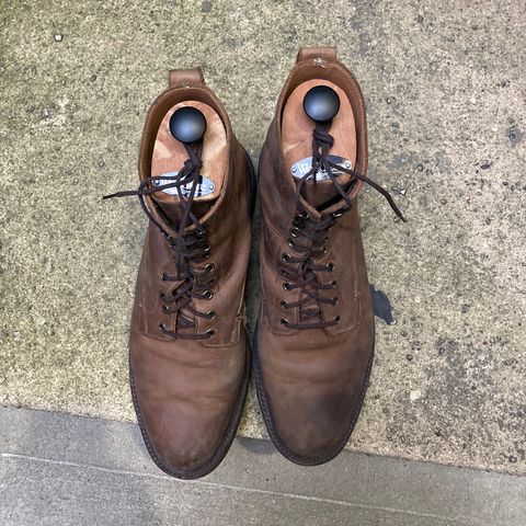 View photo of Crockett & Jones Grizedale in Horween Bronze Oiled Sides