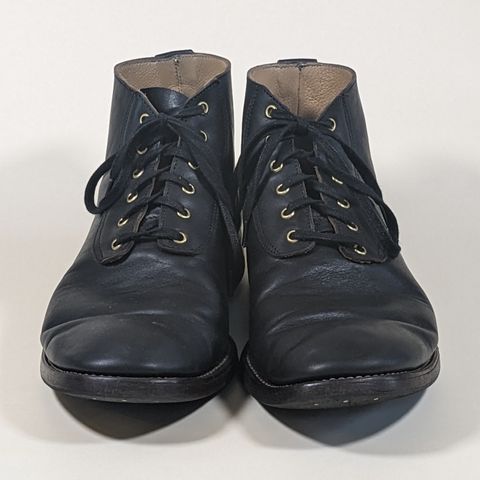 View photo of Unsung Prototype in Horween Black Wrangler Horsehide