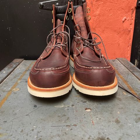 View photo of Grant Stone Field Boot in C.F. Stead Dark Burgundy Classic Kudu