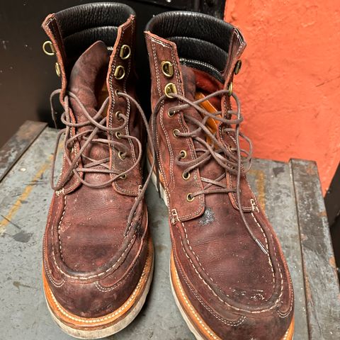 View photo of Grant Stone Field Boot in C.F. Stead Dark Burgundy Classic Kudu