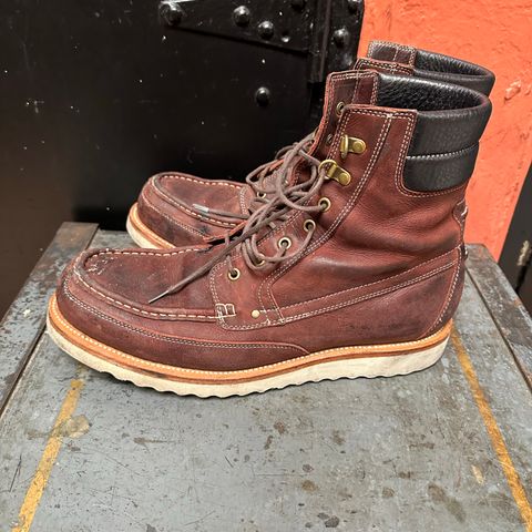 View photo of Grant Stone Field Boot in C.F. Stead Dark Burgundy Classic Kudu