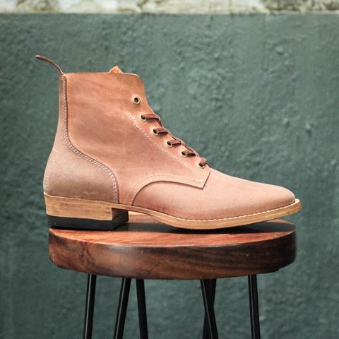Akito WWII Type 5 M90 IJA Boot in Comipel Crust Shell Cordovan