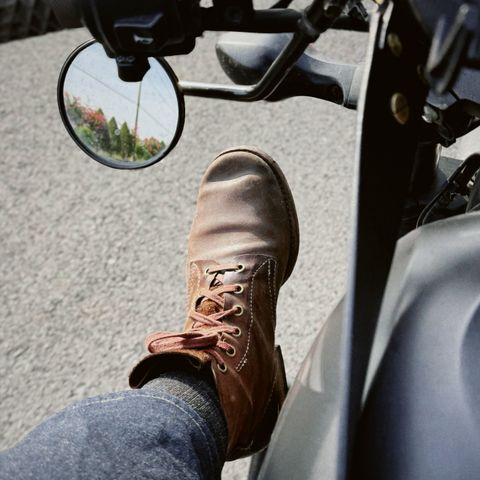 Akito WWII Type 5 M90 IJA Boot in Comipel Crust Shell Cordovan