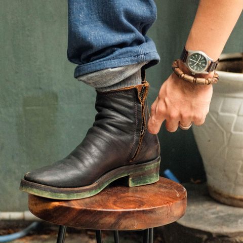 Akito Wholecut Side Zip in Prime Asia