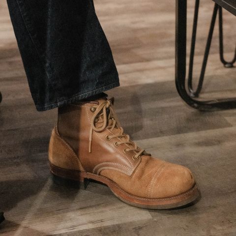 Akito Heritage Boots in Unknown Leather